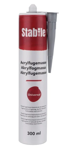 Akrylfugemasse grå 300 ml - Stabile