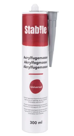 Akrylfugemasse hvit 300 ml - Stabile