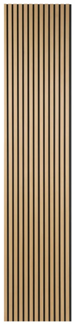 Akustikkpanel Quanti Light Oak 18 x 520 x 2440 mm