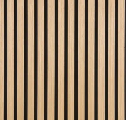 Akustikkpanel Quanti Light Oak 18 x 520 x 2440 mm