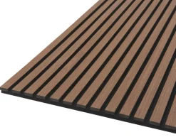 Akustikkpanel Quanti Walnut 18 x 520 x 2440 mm