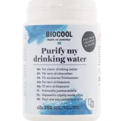 Biocool Purify My Drinking Water vannrensetabletter 250 stk.