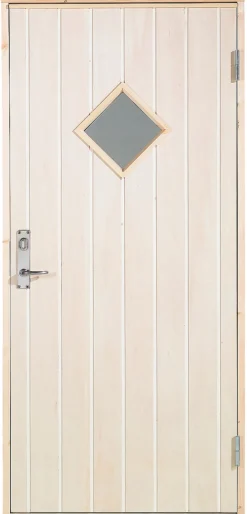 Boddør med vindu venstrehengt 94,8 x 205 cm