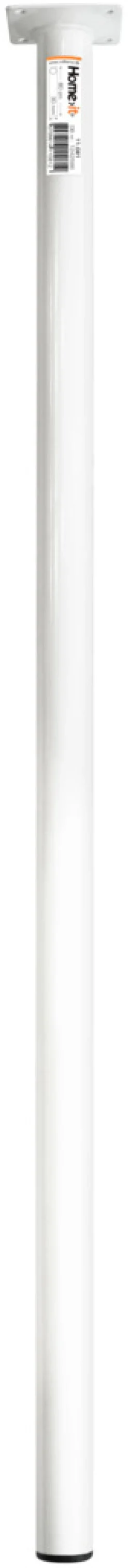Bordben Ø30 mm x 80 cm hvit
