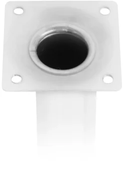 Bordben Ø30 mm x 80 cm hvit
