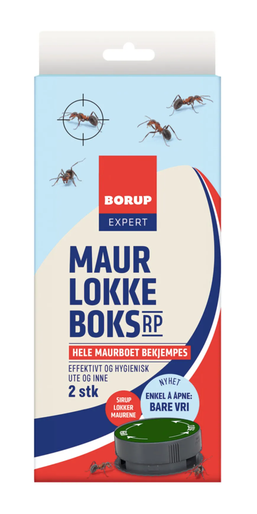 Borup Expert maurlokkeboks RP 2 stk.