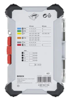 Bosch ExtraHard bitssett 43 deler