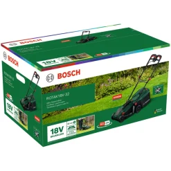 Bosch Rotak 18V-32 batteridrevet gressklipper 4,0 Ah