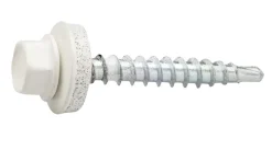 Byggskrue 4,8 x 35 hvit - 250 stk.