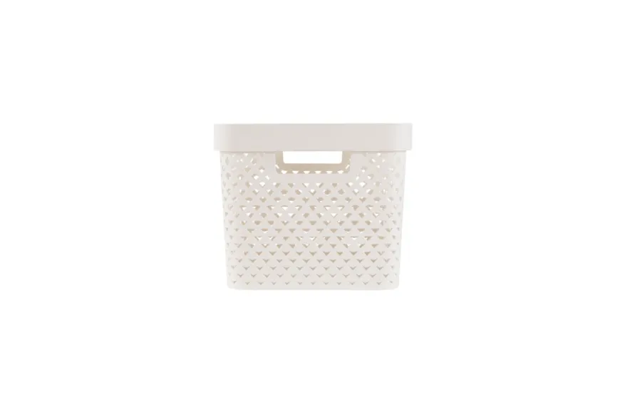 Curver Pure oppbevaringskurv hvit 17 liter