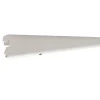 Dobbel hylleknekt til Rack System 22 cm - hvit