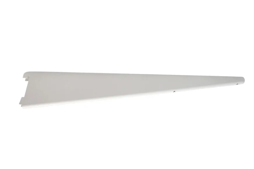 Dobbel hylleknekt til Rack System 47 cm - hvit