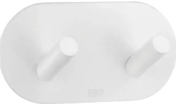 Dobbel krok selvklebende 96mm - hvit