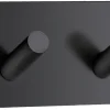Dobbel krok selvklebende 90 mm - matt svart