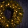Dørkrans 49 LED m/timer Ø40 cm utendørs