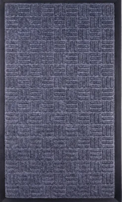 Dørmatte grå kunststoff 45 x 75 cm