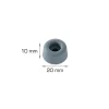 Dørstopper gummi Ø20 x 10 mm 5 stk.