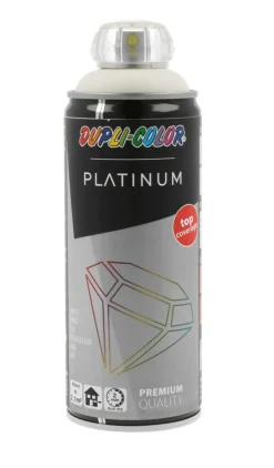 Dupli-Color Platinum spraymaling hvit matt