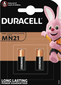 Duracell MN21 alkaline batterier 2-pk.