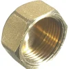 Endemuffe 3/4" messing