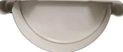 Endestykke universal hvit