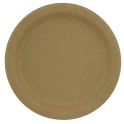 Engangstallerken i papir Ø18 cm 10 stk.