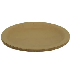Engangstallerken i papir Ø18 cm 10 stk.