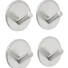 Enkel krok Ø30 mm 4 pk. - børstet stål