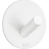 Enkel krok selvklebende Ø48 mm - hvit