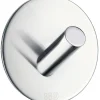 Enkel krok selvklebende Ø48 mm - krom