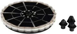 Fontene med solceller Ø16,5 cm – Outfit