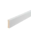Fotlist 12x58 mm furu slett malt