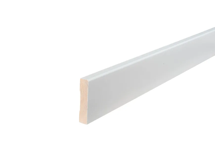 Fotlist 12x70 mm slett malt furu