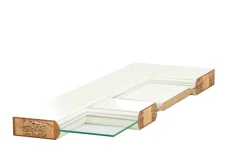Fransk dør hvit 10 vindusfelter 82,6 x 204 cm