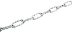 Galvanisert kjetting langlenket Ø3 mm x 2 meter