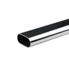 Garderobestang forkrommet 30 x 15 mm