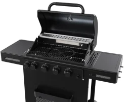 Gassgrill med 4 brennere og bakbrenner – Grillexpert