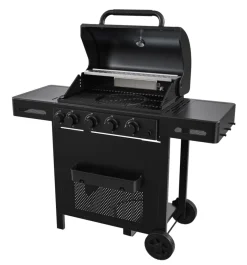 Gassgrill med 4 brennere og bakbrenner – Grillexpert