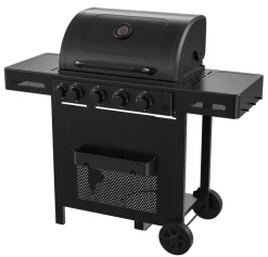 Gassgrill med 4 brennere og bakbrenner – Grillexpert