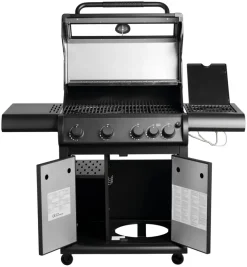 Gassgrill med 4 brennere og sidebrennere – Grillexpert