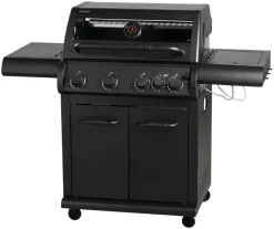 Gassgrill med 4 brennere og sidebrennere – Grillexpert