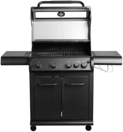 Gassgrill med 4 brennere og sidebrennere – Grillexpert
