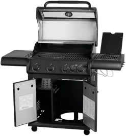 Gassgrill med 4 brennere og sidebrennere – Grillexpert
