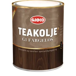Gjøco Teakolje matt G1 Båtimpregnering 0,75 liter