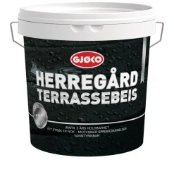 Gjøco terrassebeis vanntynnet bomull 2,7 liter