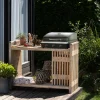 Grillbord rustikk 123 x 57,5 x 93 cm