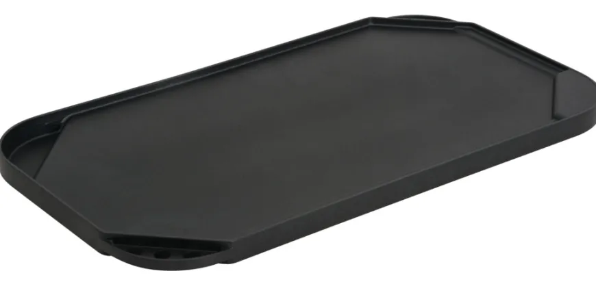 Grillplate helstøpt 49,5 x 27,3 cm - Grillekspert Premium