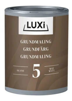 Grunnmaling hvit 0,75 liter - Luxi