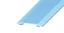 Gulvprofil børstet stål - 2,1 x 31 mm x 0,9 m