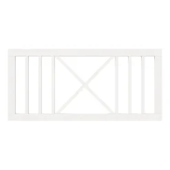 Hagegjerde Rold hvit 150 x 70 cm